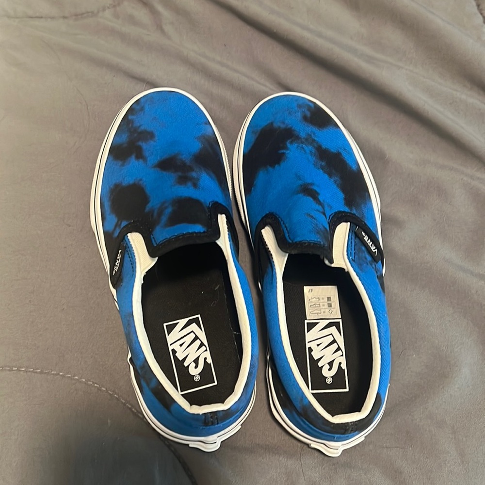 Little Boys Slip On VANS size 13